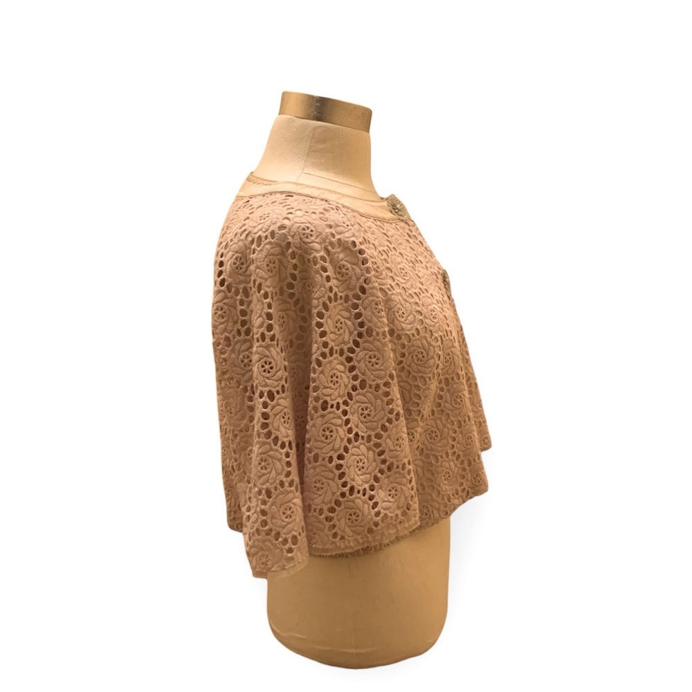 Elie Tahari Tan Lace Jacket - Picture 4 of 9